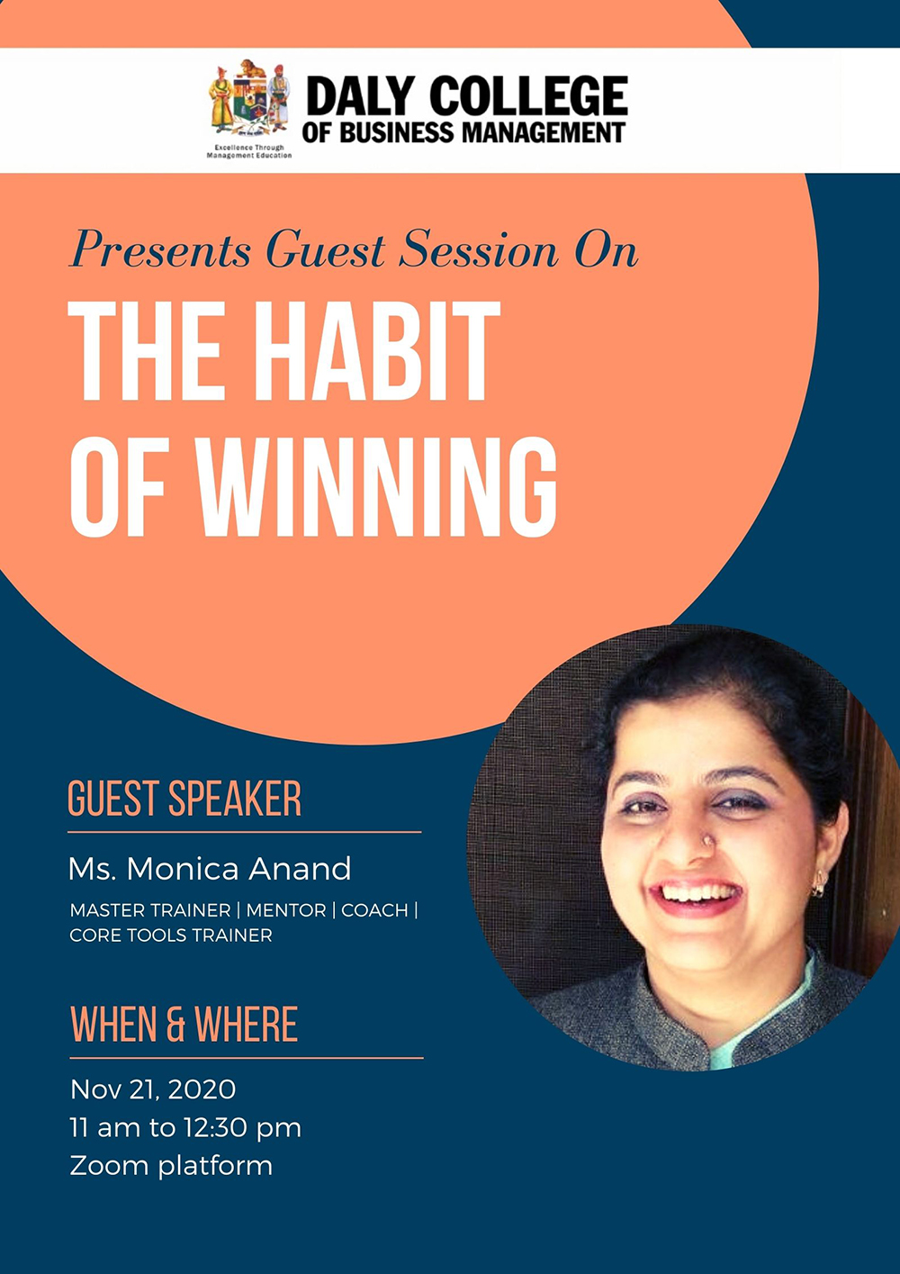Habit Of Winning Daly College Of Business Management