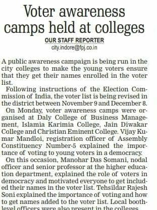 Voter Awareness Camp